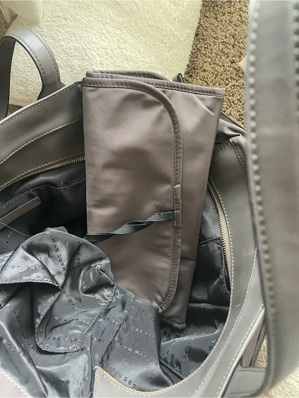 Nylon diaper bag